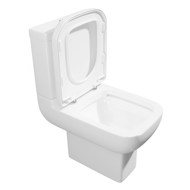Kartell Options 600 Rimless Close Coupled Toilet & Premium Soft Close Seat