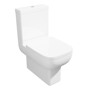 Options 600 Rimless Close to Wall CC Toilet & Premium Soft Close Seat