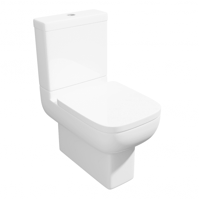 Kartell Options 600 Rimless Close to Wall CC Toilet & Standard Soft Close Seat