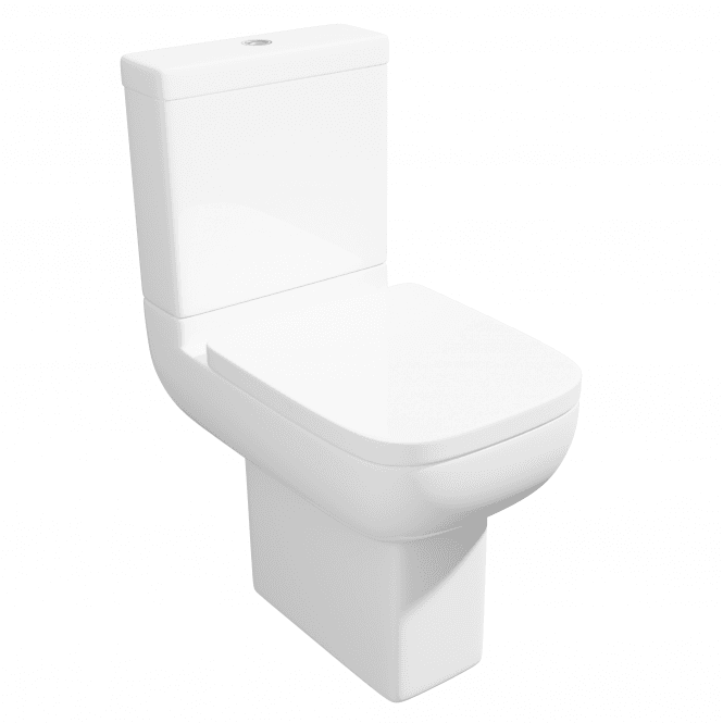 Kartell Options 600 Rimless Comfort Height Close Coupled Toilet & Soft Close Seat