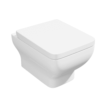 Options 600 Wall Mounted Toilet & Premium Soft Close Seat