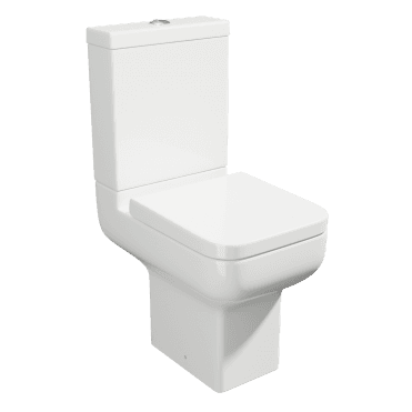 Options Rimless Short Projection Close Coupled Toilet & Soft Close Seat