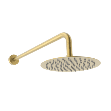Ottone Brushed Brass Fixed Overhead Drencher