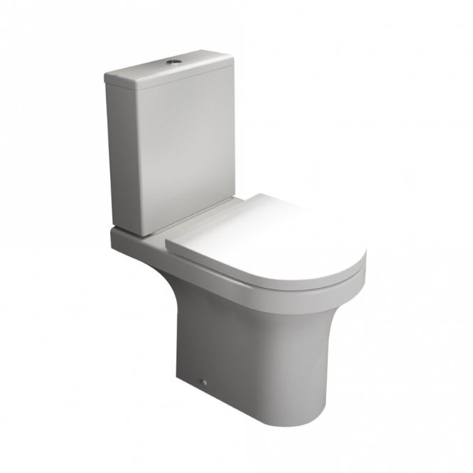 Kartell Ozone Round Rimless Close Coupled Toilet & Soft Close Seat