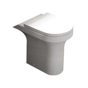 Ozone Round Rimless Comfort Height Close Coupled Toilet Pan