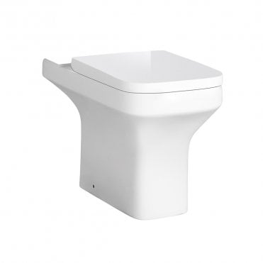 Ozone Square Rimless Close Coupled Toilet Pan