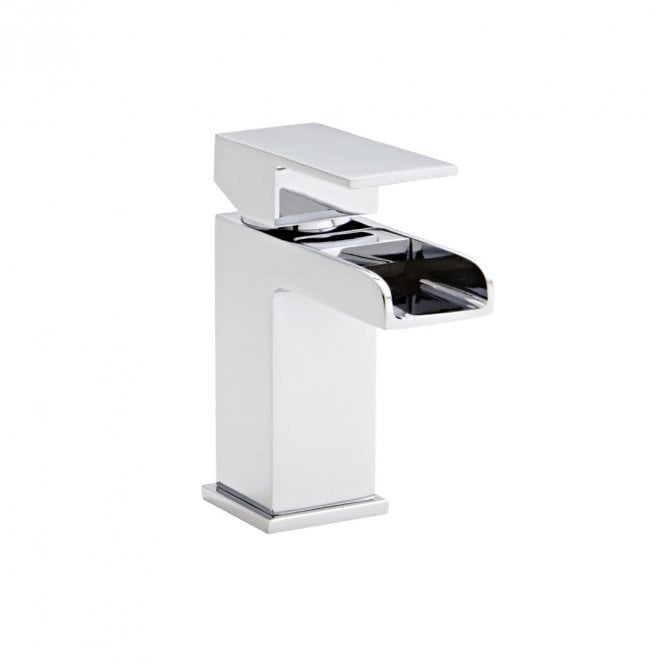 Kartell Phase Waterfall Mono Basin Mixer Tap & Click Waste Polished Chrome