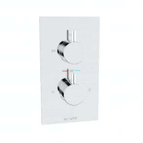 Plan Concealed Thermostatic Shower Valve Chrome