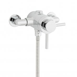 Plan Exposed Thermostatic Shower Valve Chrome