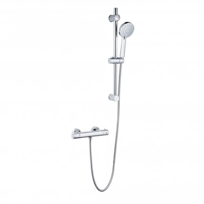 Kartell Plan Thermostatic Bar Shower & Sliding Handset Chrome