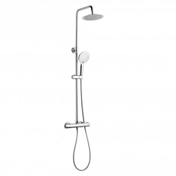 Kartell Plan Thermostatic Bar Shower with Drench Head & Handset Chrome