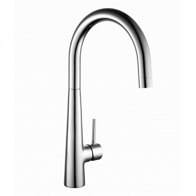 Kartell Porto Side Lever Modern Kitchen Sink Mixer Polished Chrome - KST014