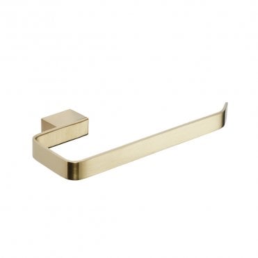 Premium Brushed Brass Towel Ring