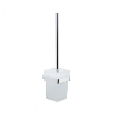 Premium Chrome Toilet Brush Set