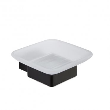 Premium Matt Black Soap Dish & Holder