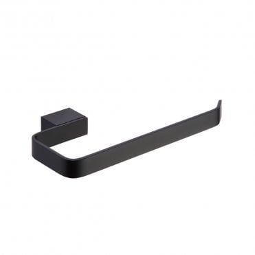 Premium Matt Black Towel Ring