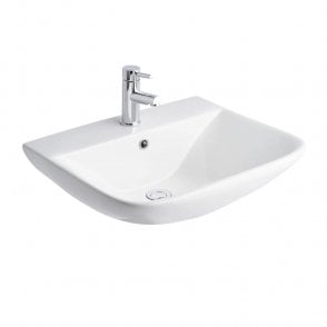 Primo 550mm Square 1 Tap Hole Pedestal Basin