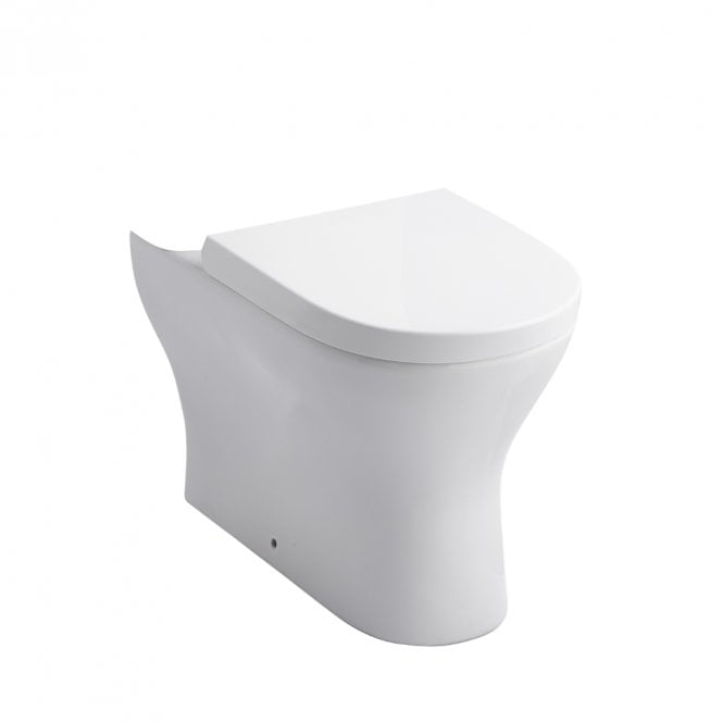 Kartell Primo Round Close To Wall CC Short Projection Rimless Toilet Pan