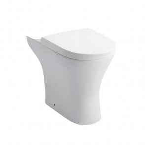 Primo Round Rimless Short Projection Comfort Height Toilet Pan