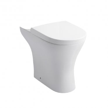 Primo Round Rimless Short Projection Comfort Height Toilet Pan