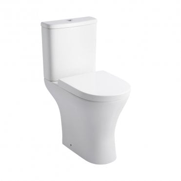Primo Round Rimless Short Projection Comfort Height Toilet & Soft Close Seat