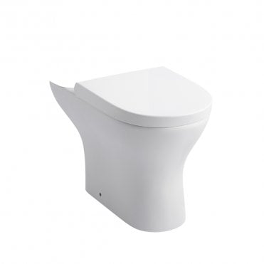 Primo Round Rimless Short Projection Open Back Toilet Pan