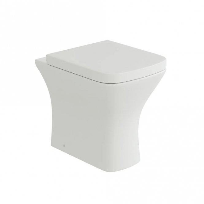 Kartell Primo Square Rimless Back to Wall Toilet Pan