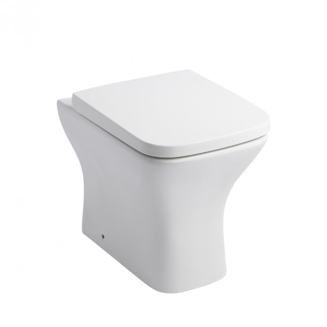 Kartell Primo Square Rimless Back To Wall Toilet & Soft Close Seat