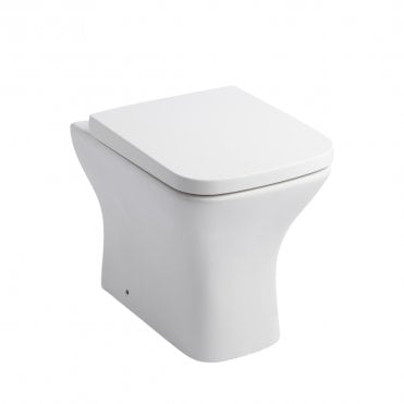 Primo Square Rimless Back To Wall Toilet & Soft Close Seat