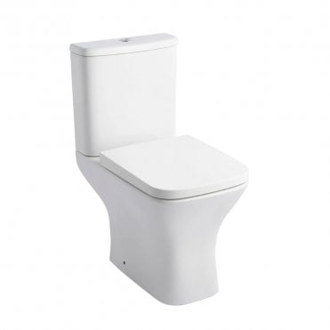 Primo Square Rimless Close Coupled Toilet & Soft Close Seat