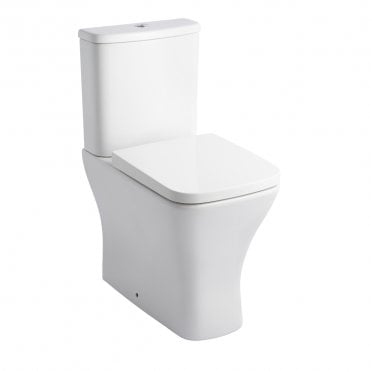 Primo Square Rimless Close to Wall Comfort Height Toilet & Soft Close Seat