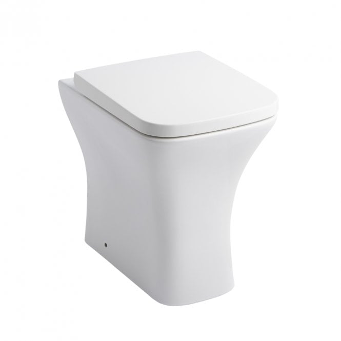 Kartell Primo Square Rimless Comfort Height Back to Wall Toilet Pan