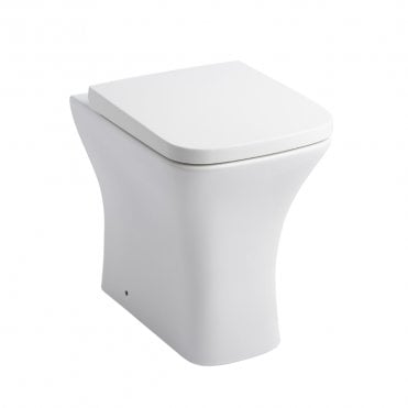 Primo Square Rimless Comfort Height Back to Wall Toilet & Soft Close Seat