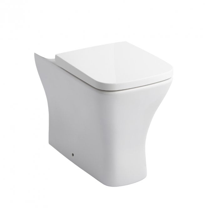 Kartell Primo Square Rimless Fully Shrouded Comfort Height Toilet Pan