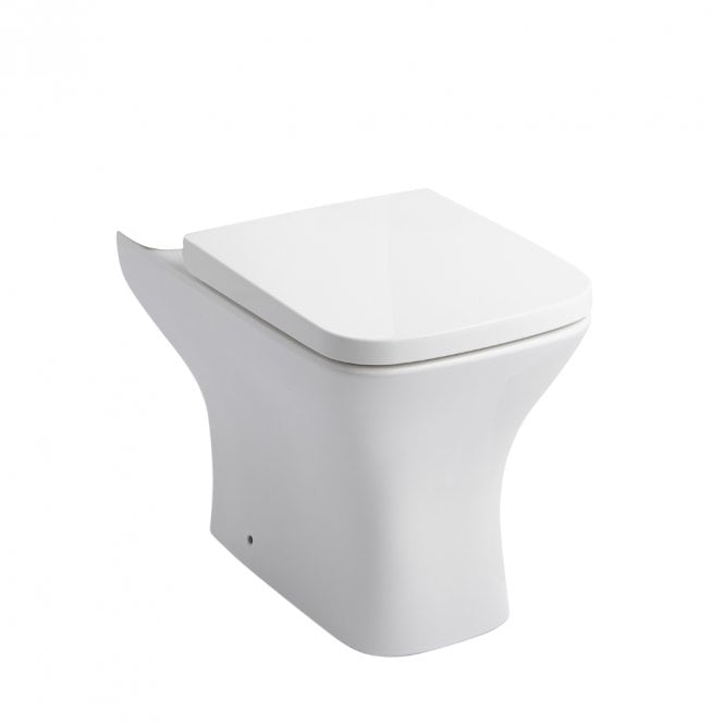 Kartell Primo Square Rimless Short Projection Open Back Toilet Pan