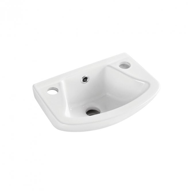 Kartell Proton 355mm 2 Tap Hole Wall Mounted Cloakroom Basin