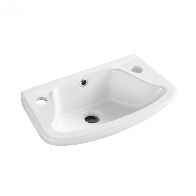 Kartell Proton 460mm 2 Tap Hole Wall Mounted Cloakroom Basin