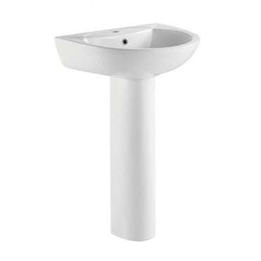 Proton 540mm 1 Tap Hole Basin & Full Pedestal