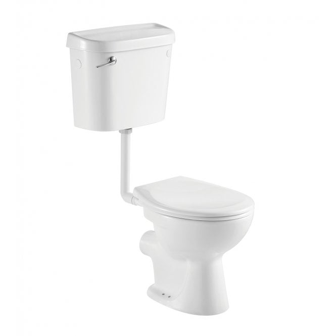 Kartell Proton Low Level Toilet with Bottom Feed Cistern & Seat