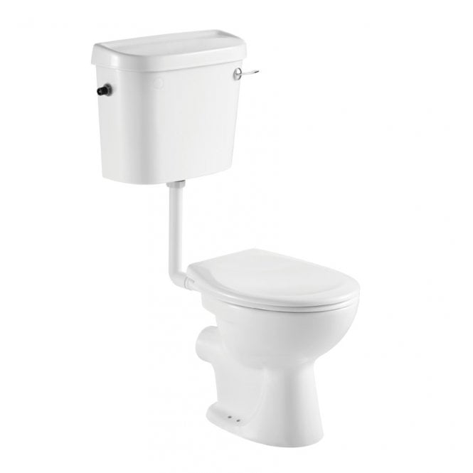 Kartell Proton Low Level Toilet with Side Feed Cistern & Seat