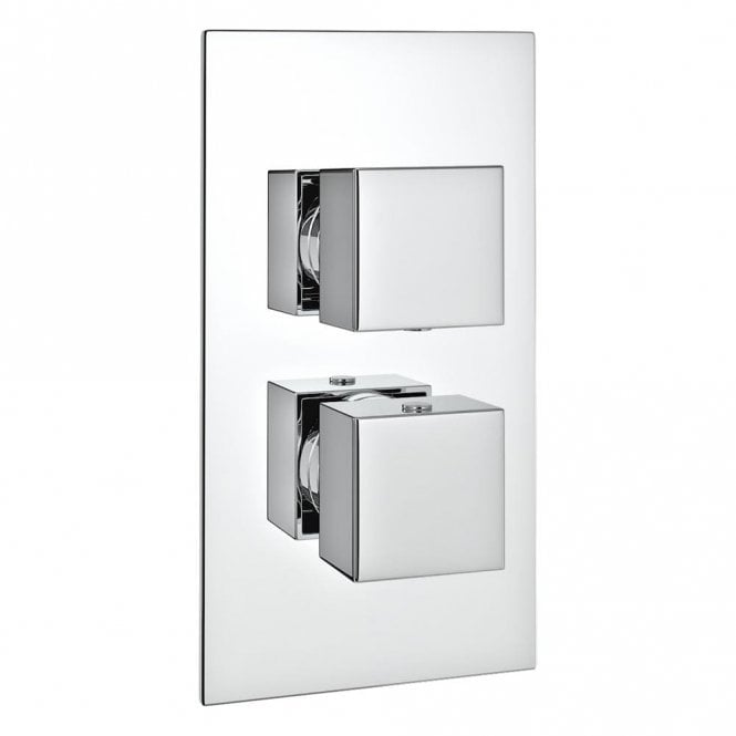 Kartell Pure Concealed Thermostatic Shower Valve with Diverter Chrome
