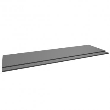 Purity 1700mm 2 Piece Bath Front Panel Storm Grey Gloss