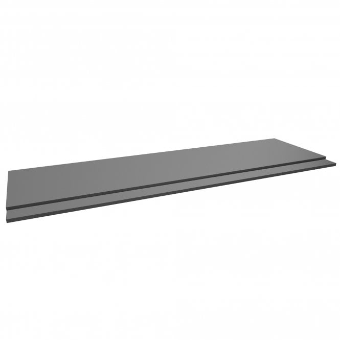 Kartell Purity 1800mm 2 Piece Bath Front Panel Storm Grey Gloss