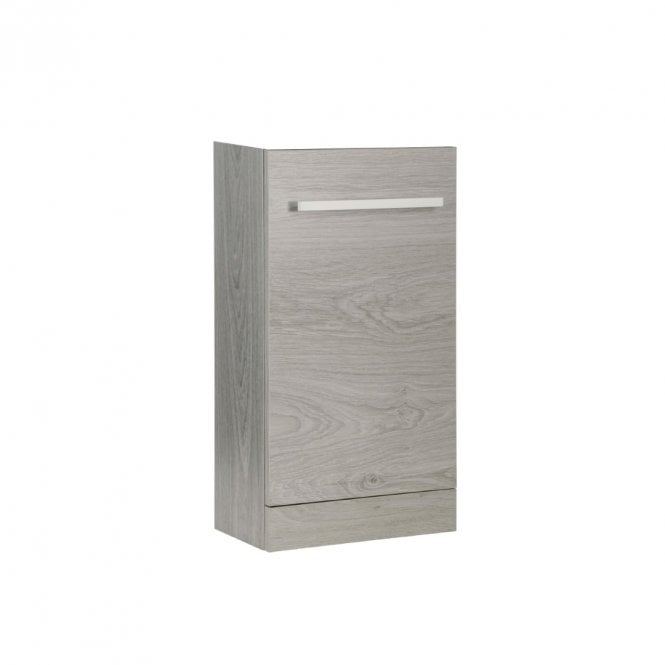 Kartell Purity 410mm Floor Standing Cloakroom Unit Silver Oak