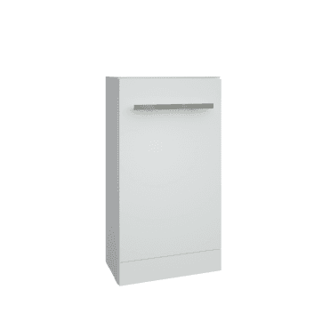 Purity 410mm Floor Standing Cloakroom Unit White
