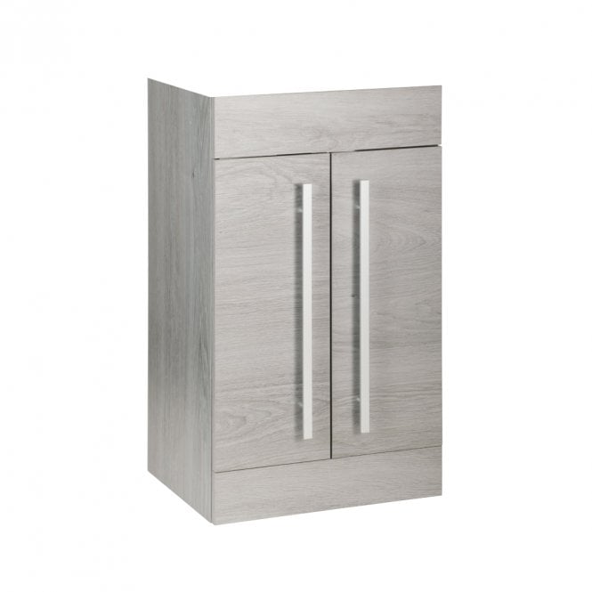 Kartell Purity 500mm 2 Door Floor Standing Unit Storm Silver Oak