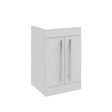Purity 500mm 2 Door Floor Standing Unit White Gloss