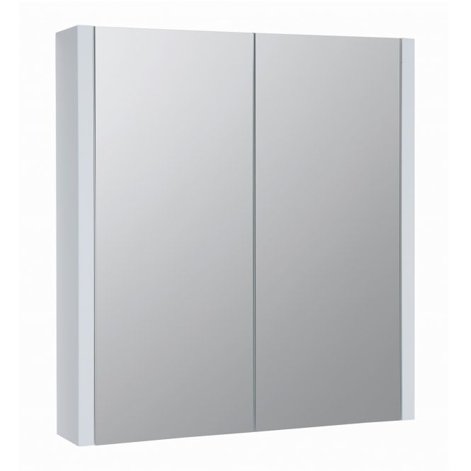 Kartell Purity 600mm Mirror Cabinet White Gloss