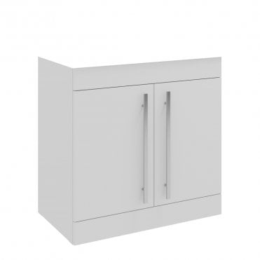 Purity 800mm 2 Door Floor Standing Unit White Gloss