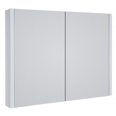 Purity 800mm Mirror Cabinet White Gloss